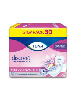 TOA.TENA MUJER MINI ALAS 30 UDS