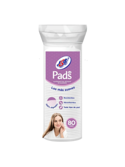 DISCOS FACIALES PADS JGB ALGODON 80UND            