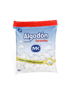 ALGODON POMOS HOSPITALARIO 500 GR MK
