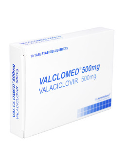 VALCLOMED 500 MG 10 TABLETAS