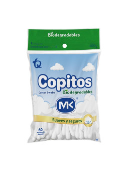 COPITOS BIODEGRADABLES 60 UND MK