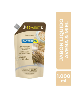 JABON BACTERION AVENA DOY PACK 1000 ML