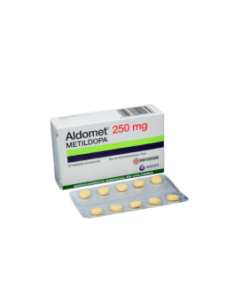 ALDOMET 250 MG 30 TABLETAS (METILDOPA)