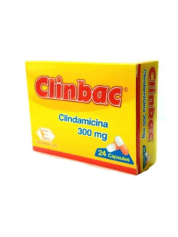 CLINBAC 300 MG X 24 CAP (CLINDAMICINA) (B)