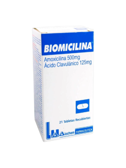 BIOMICILINA 500MG/125MG 14 TAB REC
